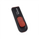 MEMORY DRIVE FLASH USB2 16GB/BLACK/RED AC008-16G-RKD A-DATA