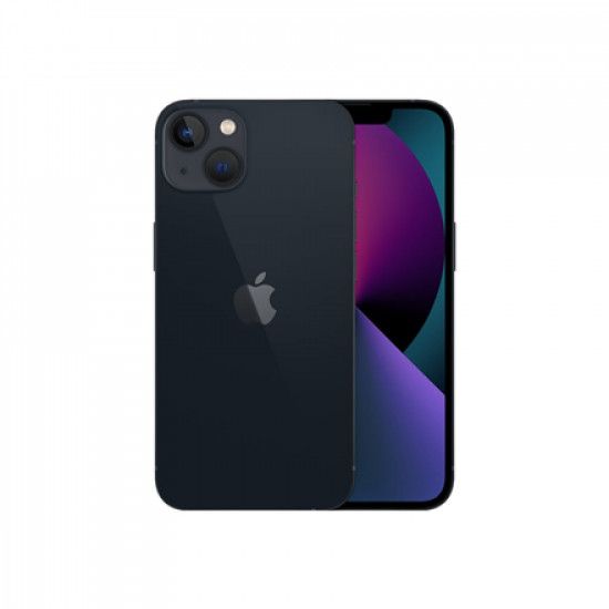 Apple | iPhone 13 | Midnight | 6.1  | Super Retina XDR OLED | 1170 x 2532 pixels | Apple | A15 Bionic | Internal RAM 4 GB | 128 GB | Dual SIM | Nano-SIM | 3G | 4G | 5G | Main camera resolution 12+12 MP | Secondary camera resolution 12 MP | iOS | 15 | 3240 mAh