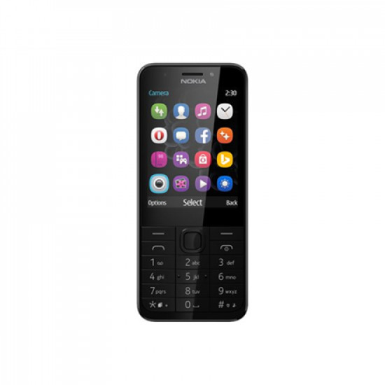 Nokia 230 Dark Silver, 2.8 