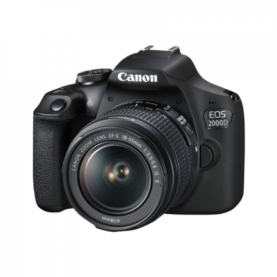 Canon EOS 2000D 18-55 IS II EU26 SLR Camera Kit, Megapixel 24.1 MP, Image stabilizer, ISO 12800, Display diagonal 3.0 