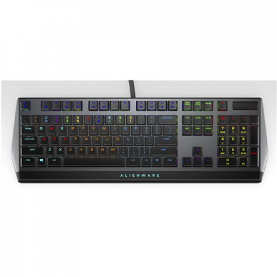 Dell AW510K Mechanical Gaming Keyboard, RGB LED light, EN, Dark Gray, Wired