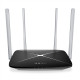 Mercusys AC1200 Dual Band Wireless Router AC12 802.11ac, 300+867 Mbit/s, 10/100 Mbit/s, Ethernet LAN (RJ-45) ports 3, Antenna type 4xFixed, Black