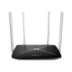 Mercusys AC1200 Dual Band Wireless Router AC12 802.11ac, 300+867 Mbit/s, 10/100 Mbit/s, Ethernet LAN (RJ-45) ports 3, Antenna type 4xFixed, Black