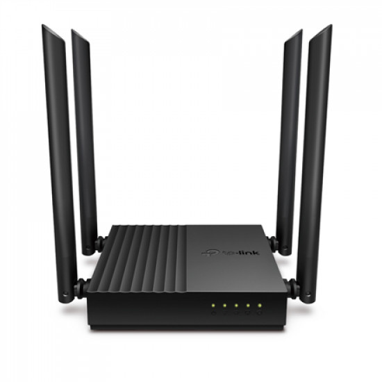 TP-LINK AC1200 Wireless MU-MIMO Wi-Fi Router Archer C64 802.11ac, 867+400 Mbit/s, Ethernet LAN (RJ-45) ports 4, MU-MiMO Yes, Antenna type 4 x Fixed