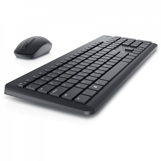 Dell Keyboard and Mouse KM3322W Keyboard and Mouse Set, Wireless, Batteries included, RU, Black