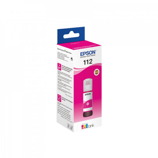 Epson 112 EcoTank Pigment C13T06C34A Ink Bottle, Magenta