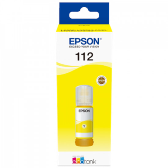 Epson 112 EcoTank Pigment C13T06C44A Ink Bottle, Yellow