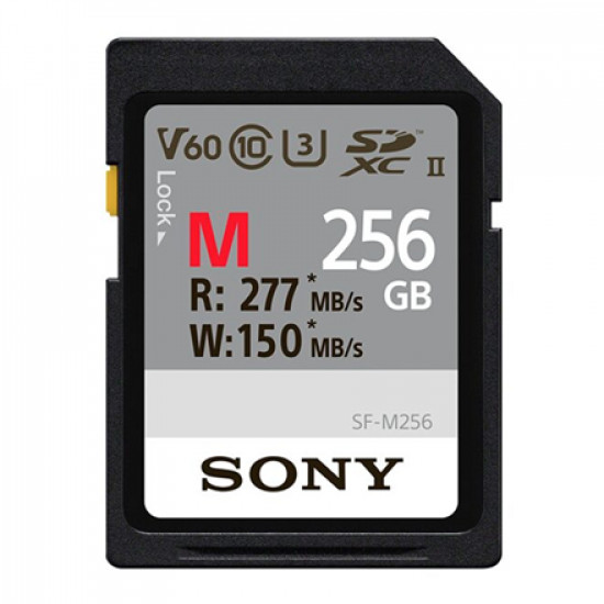 Atminties kortelė Sony SDXC Professional 256GB Class 10 UHS-II Sony SF-M Series UHS-II SDXC Memory Card SFG2M 256 GB SDXC Flash memory class 10