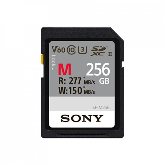 Atminties kortelė Sony SDXC Professional 256GB Class 10 UHS-II Sony SF-M Series UHS-II SDXC Memory Card SFG2M 256 GB SDXC Flash memory class 10