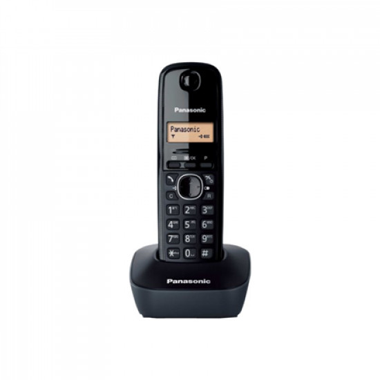 Panasonic Cordless KX-TG1611FXH Black Caller ID Wireless connection Phonebook capacity 50 entries Built-in display