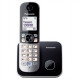 Panasonic Cordless KX-TG6811FXB Black Caller ID Wireless connection Phonebook capacity 120 entries Conference call Built-in display Speakerphone