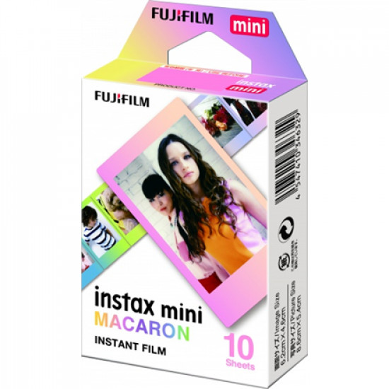 Fujifilm Instax Mini Macaron Instant Film Quantity 10 86 x 54 mm