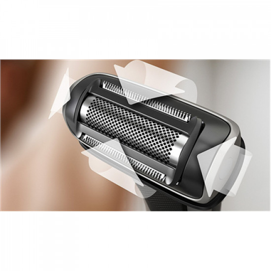 Philips 7000 series showerproof body groomer BG7025/15 skin friendly shaver, 5 adjustable length settings, 80mins cordless use/1h charge