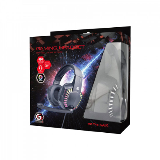 Gembird Microphone Wired On-Ear Gaming headset with LED light effect GHS-06