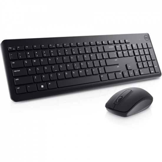 Dell Keyboard and Mouse KM3322W Keyboard and Mouse Set Wireless Batteries included EE Wireless connection Black