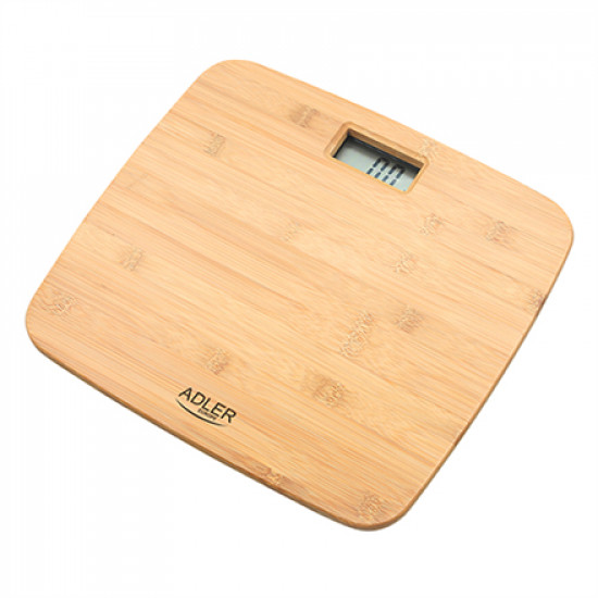 Adler Bathroom Bamboo Scale AD 8173 Maximum weight (capacity) 150 kg Accuracy 100 g