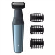 Philips 3000 series showerproof body groomer BG3015/15 Skin friendly shaver 3 click-on combs, 3,5,7 mm 50mins cordless use/1h charge.