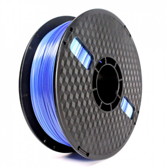 Flashforge Filament, PLA Silk Ice 3DP-PLA-SK-01-ICE 1.75 mm diameter, 1kg/spool Ice blue + Dark blue