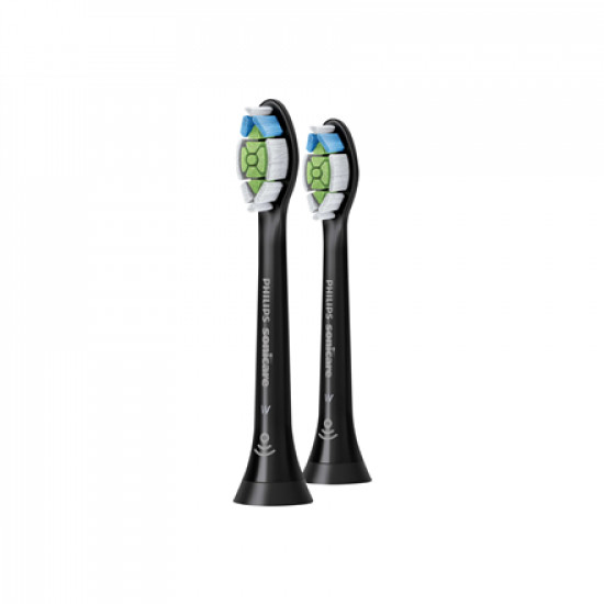 Philips | Standard Sonic Toothbrush Heads | HX6062/13 Sonicare W2 Optimal | Heads | For adults and children | Number of brush heads included 2 | Number of teeth brushing modes Does not apply | Sonic technology | Black