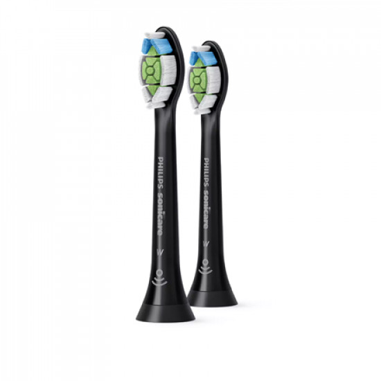 Philips | Standard Sonic Toothbrush Heads | HX6062/13 Sonicare W2 Optimal | Heads | For adults and children | Number of brush heads included 2 | Number of teeth brushing modes Does not apply | Sonic technology | Black