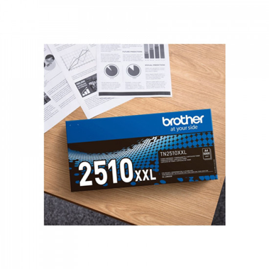 Brother TN-2510XL Toner Cartridge, Black Brother