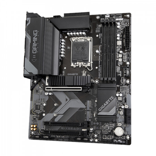 Gigabyte | B760 GAMING X 1.0 M/B | Processor family Intel | Processor socket  LGA1700 | DDR5 DIMM | Memory slots 4 | Supported hard disk drive interfaces 	SATA, M.2 | Number of SATA connectors 4 | Chipset Intel B760 Express | ATX