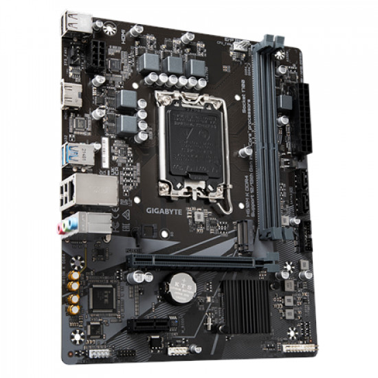 Gigabyte H610M K DDR4 1.0 M/B Processor family Intel Processor socket LGA1700 DDR4 DIMM Memory slots 2 Supported hard disk drive interfaces SATA, M.2 Number of SATA connectors 2 Chipset Intel H610 Express Micro ATX