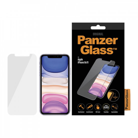 PanzerGlass Apple iPhone XR/11 Hybrid glass Transparent Screen Protector Full frame coverage Rounded edges 100% touch preservation