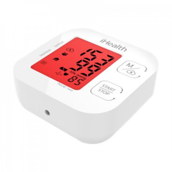 iHealth Track KN-550BT Weight 438 g White/Blue Automatic Calculation of blood pressure (systolic and diastolic), Calculation of heart rate 4 Wireless Bluetooth connection