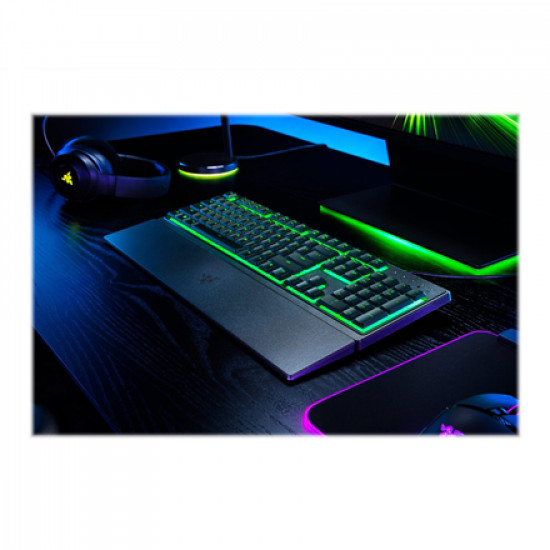 Razer | Gaming Keyboard | Ornata V3 X | Gaming keyboard | Wired | RGB LED light | NORD | Black | Numeric keypad | Silent Membrane