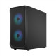 Fractal Design Focus 2 Side window RGB Black TG Clear Tint Midi Tower Power supply included No