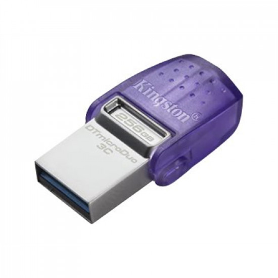 Kingston DataTraveler DT Micro Duo 3C 256 GB USB Type-C and Type-A Purple