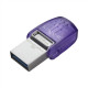 Kingston DataTraveler DT Micro Duo 3C 256 GB USB Type-C and Type-A Purple