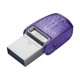 Kingston DataTraveler DT Micro Duo 3C 128 GB USB Type-C and Type-A Purple