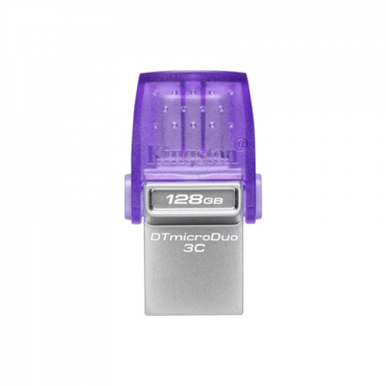 Kingston DataTraveler DT Micro Duo 3C 128 GB USB Type-C and Type-A Purple