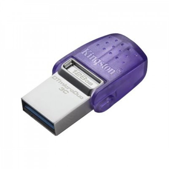 Kingston DataTraveler DT Micro Duo 3C 128 GB USB Type-C and Type-A Purple