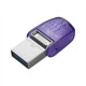 Kingston DataTraveler DT Micro Duo 3C 128 GB USB Type-C and Type-A Purple