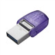 Kingston DataTraveler DT Micro Duo 3C 128 GB USB Type-C and Type-A Purple