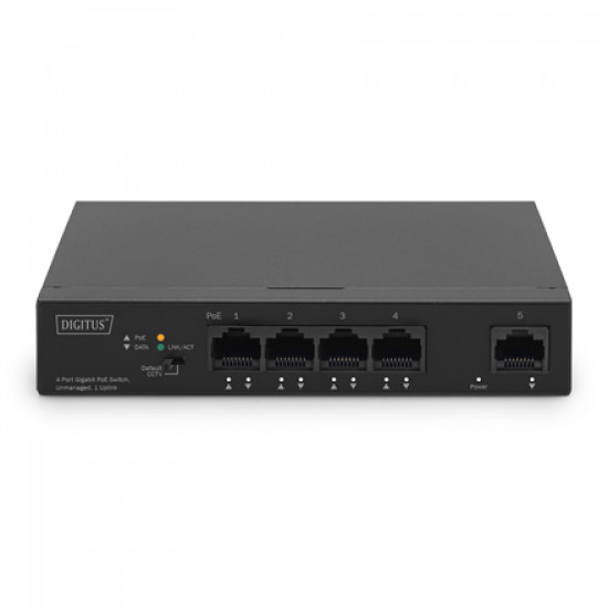 Digitus 4 Port Gigabit PoE Switch DN-95330-1 Unmanaged Desktop