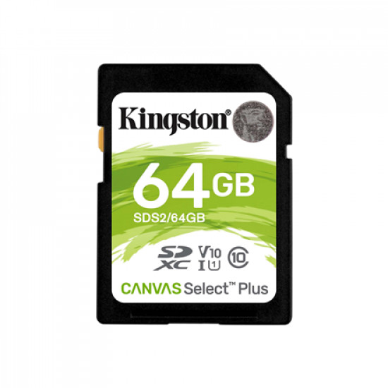 Kingston Canvas Select Plus UHS-I 64 GB SDXC Flash memory class 10