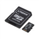 Kingston UHS-I 16 GB microSDHC/SDXC Industrial Card Flash memory class Class 10, UHS-I, U3, V30, A1 SD Adapter