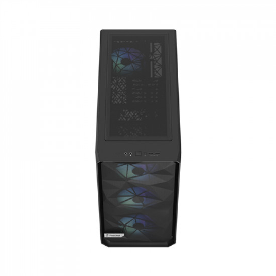 Fractal Design Meshify 2 Lite RGB TG Light Tint Side window Black E-ATX Power supply included No