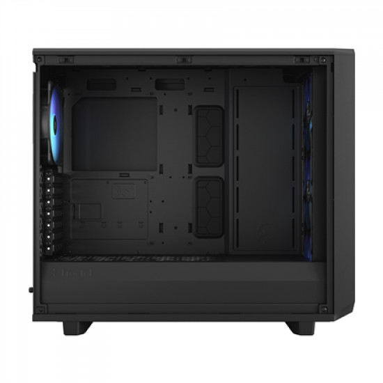 Fractal Design Meshify 2 Lite RGB TG Light Tint Side window Black E-ATX Power supply included No