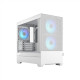 Fractal Design Pop Mini Air RGB Side window White TG Clear Tint mATX, Mini ITX Power supply included No