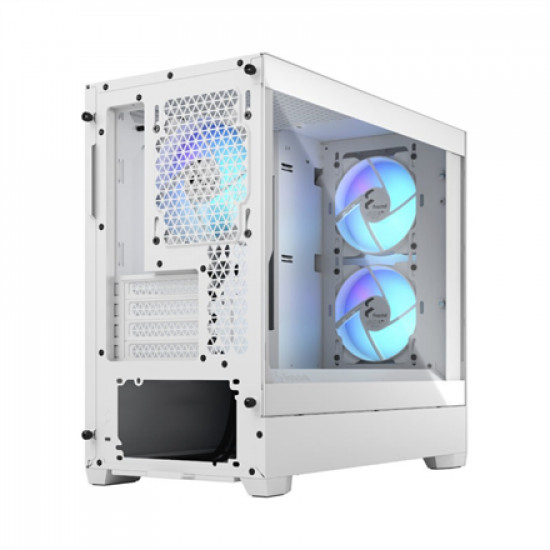 Fractal Design Pop Mini Air RGB Side window White TG Clear Tint mATX, Mini ITX Power supply included No