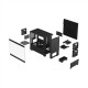 Fractal Design Pop Mini Silent Side window Black TG Clear Tint mATX, Mini ITX Power supply included No