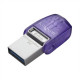 Kingston DataTraveler DT Micro Duo 3C 64 GB USB Type-C and Type-A Purple