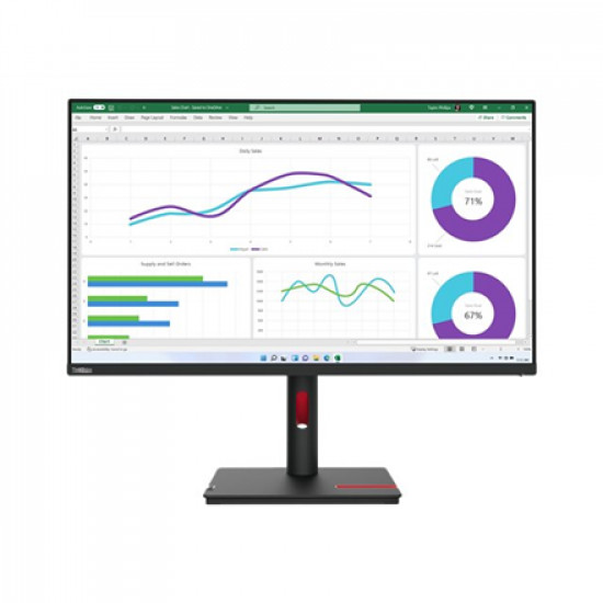 Lenovo | ThinkVision | T32h-30 | 31.5  | IPS | 16:9 | 60 Hz | 4 ms | 2560 x 1440 pixels | 350 cd/m² | HDMI ports quantity 1x HDMI 2.1 TMDS | Black | Warranty 36 month(s)