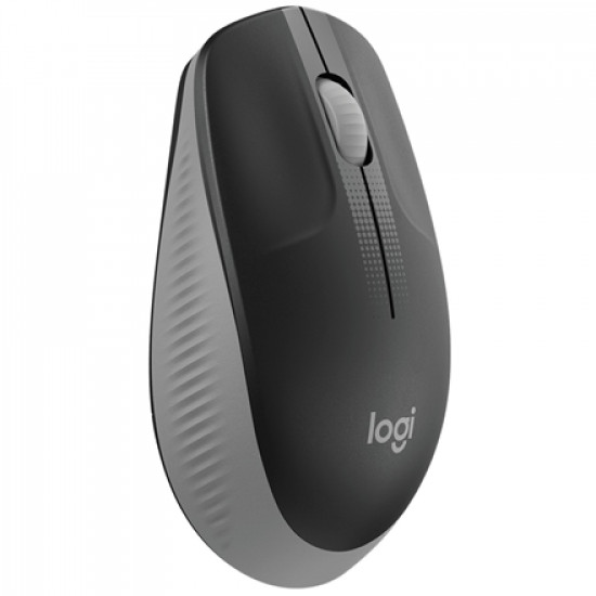 Logitech Full size Mouse M190 Wireless Mid Grey USB