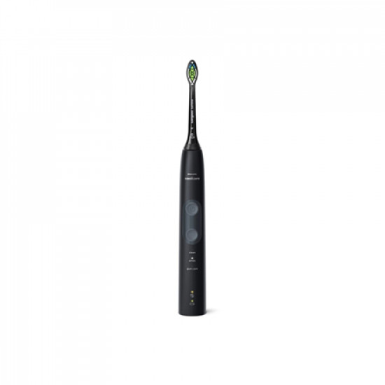 Philips Sonicare ProtectiveClean 5100 Electric toothbrush HX6850/47 Rechargeable For adults Number of brush heads included 2 Black Number of teeth brushing modes 3 Sonic technology